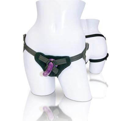 Sex and Mischief Strap-on and Silicone Dildo Kit