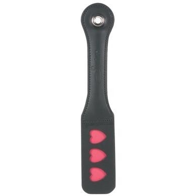 12 Inch Leather Heart Impression Paddle