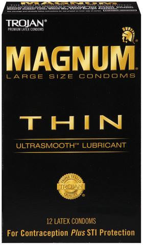 Trojan Magnum Thin - 12 Pack TJ64612