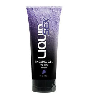 Liquid Sex Tingling Gel for Her Gel Grape - 2 Oz.