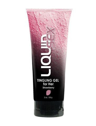 Liquid Sex Tingling Gel for Her - Strawberry 2 Oz.
