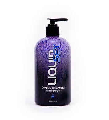 Liquid Sex Condom Compatible Lubricating Gel - 16 Oz. Pump Bottle