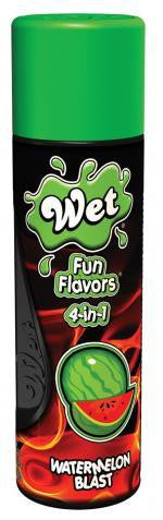 Wet Fun Flavors 4-In-1 Watermelon Blast Lubricant - 4.1 oz.
