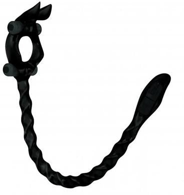 Adam and Eve Triple Threat  Cockring - Black