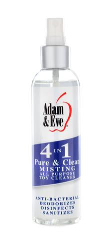 Adam And Eve 4 In 1 Pure And Clean Misting Toy Cleaner - 2 oz.