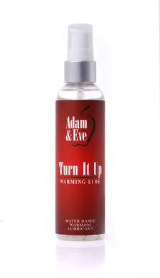 Adam and Eve Turn It Up Warming Lubricant - 4 Oz.