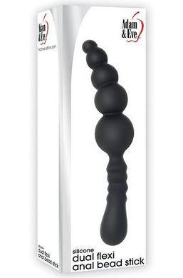 Dual Flexi Anal Bead Stick - Black