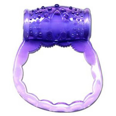 Purple Vibrating Cock Ring