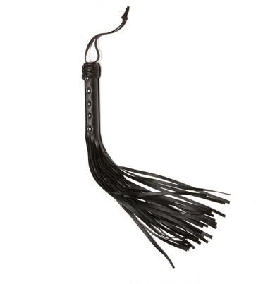 The Disciplinarian Riveted Flogger - Black