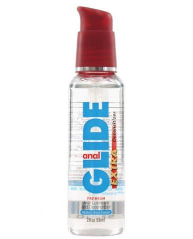 Anal Glide Extra Desensitizer Lubricant - 2 oz.