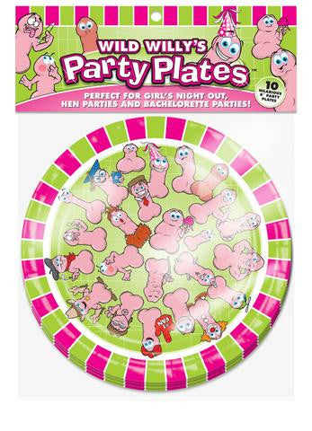 Wild Willys Party Plates - 10 Count