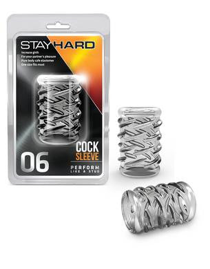 Stay Hard - Cock Sleeve 06 - Clear