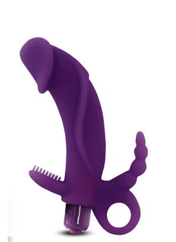 Venus with 7 Function Vibrating Bullet - Purple