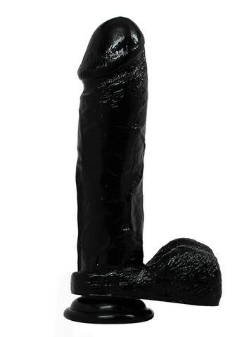 Hard Steel 9-Inch Cock - Black