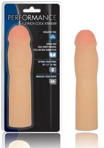 Performance 1.5-inch Cock  Xtender - Beige