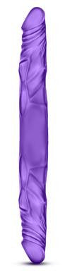 B Yours 14" Double Dildo - Purple