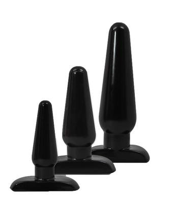 Hard Steel Anal Trainer Kit  - Black