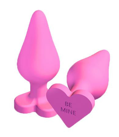 Naughty Candy Heart - Be Mine - Pink