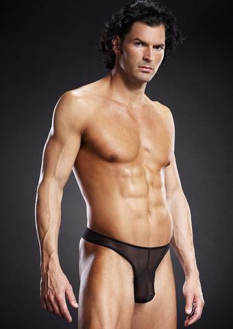 Pro-Mesh Thong - Black - Large-Extra Large