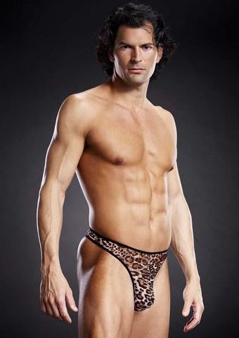 Pro-Mesh G-String - Leopard - Small-Medium