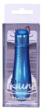 Rain Power Bullet 3" Textured 7 Function Blue