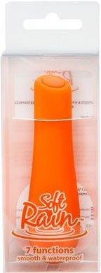 Soft Rain Power Bullet 3 Inch Breeze Coated 7 Function - Orange