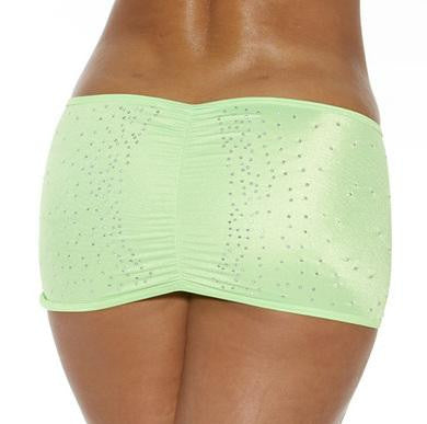 Scrunch Skirt - Neon Green