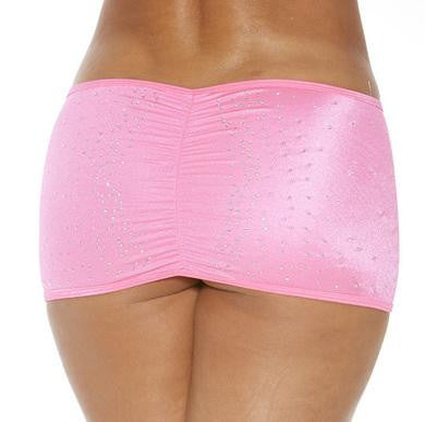 Scrunch Skirt - Neon Pink