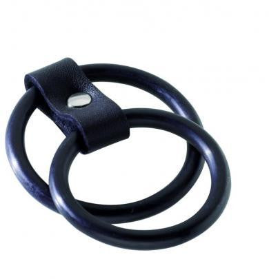 Black Nitrile Dual Cock Ring