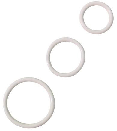 White Rubber C Ring Set