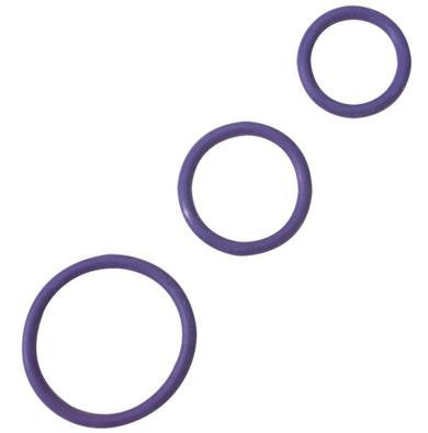 Rubber C-Ring Set Purple