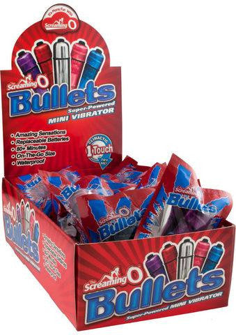 The Screaming O Bullets - Assorted Colors - 20 Count Display