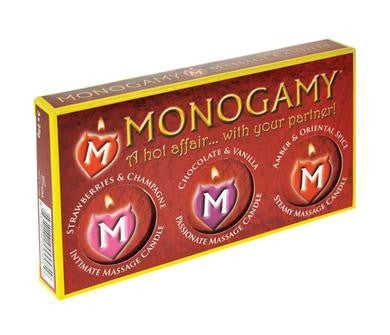 Monogamy Massage Candles - 3 Pack