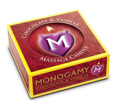 Monogamy Small Massage Candle - Passionate - Chocolate And Vanilla