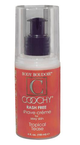 Coochy Rash-Free Shave Creme - Tropical Tease - 4 oz.