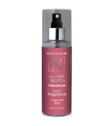 Naughty Secrets Pheromone Body Fragrance - Make Me Blush - 6 oz.