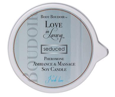 Body Boudoir Pheromone  Ambiance and Soy Massage  Candle - Fresh Love