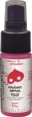 Crazy Girl Naughty Nipples Arousal Creme - Sugar Berry 1 Oz.