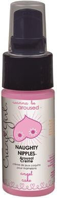 Crazy Girl Naughty Nipples Arousal Creme - Angel Cake 1 Oz.