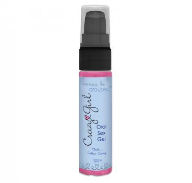 Crazy Girl Wanne Be Aroused Oral Sex Gel  Cotton Candy - 2.2 oz.