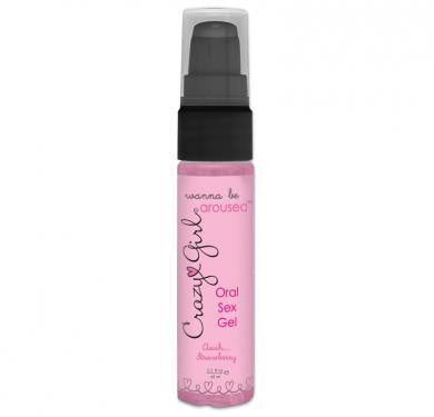 Crazy Girl Wanna Be Aroused Oral Sex Gel Aaah Strawberry - 2.2 oz.