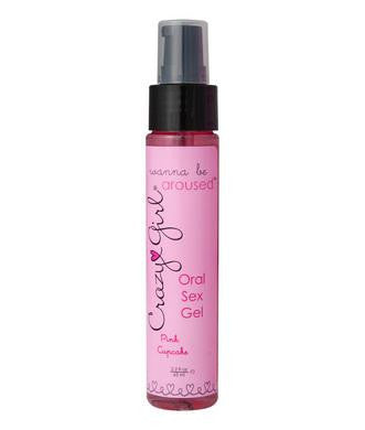 Crazy Girl Wanna Be Aroused  Oral Sex Gel - Pink Cupcake  - 2 Oz. Bulk