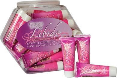 Libido Aphrodisiac for Her .5  Oz. Tubes - 36 Piece Fishbowl