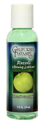 Razzels Flavored, Warming Lubricant  Green Apple - 2 oz.