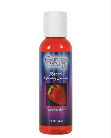 Razzels Flavored, Warming Lubricant Sinful Strawberry - 2 oz.