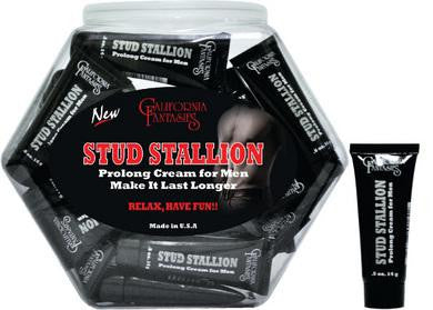 Stud Stallion Prolong Cream  for Men .5 Oz Tubes- 36 Piece  Fishbowl