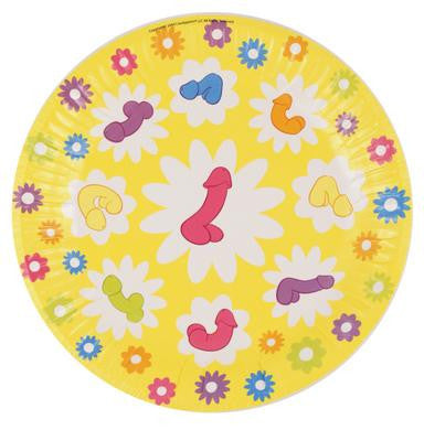 Super Fun Penis 7-inch Party Plates - 8 Count