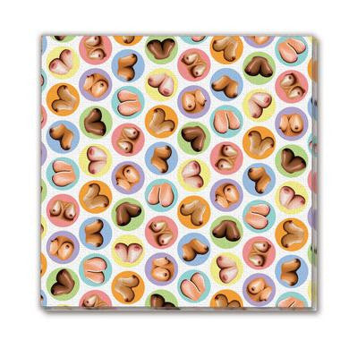 Mini Boobs Napkins - 8 Pack