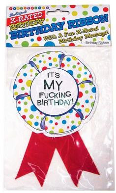 X-Rated Birthday Party Award Ribbon