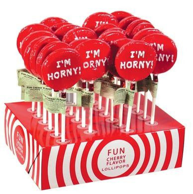 I'm Horny Lollipops - 24 Count With Display